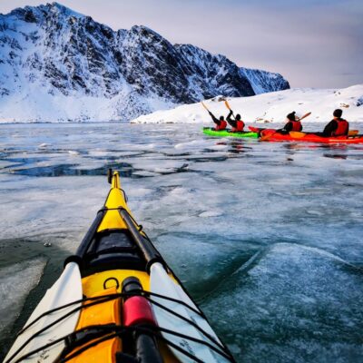 Half day winter kayak 1