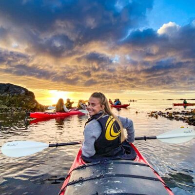 Midnight sun kayak 1